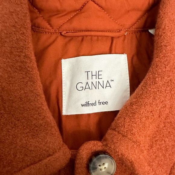 Aritzia Wilfred The Ganna™ Shirt Jacket in Size Medium, Color Rust - Picture 4 of 5